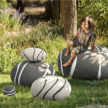 Neo-LivingStones Pebble Pillows Rock Pillows Pebble Cushions Set 35 livingstones pebble cushions 13