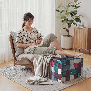 ottoman footstool stylish pouf 04