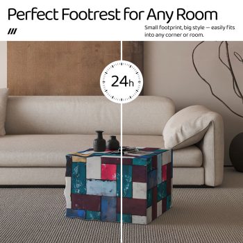ottoman footstool stylish pouf 06