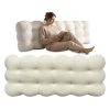Large Reading Pillow for Bed, Sofa, Dorm - Upholstered Headboard Cushion